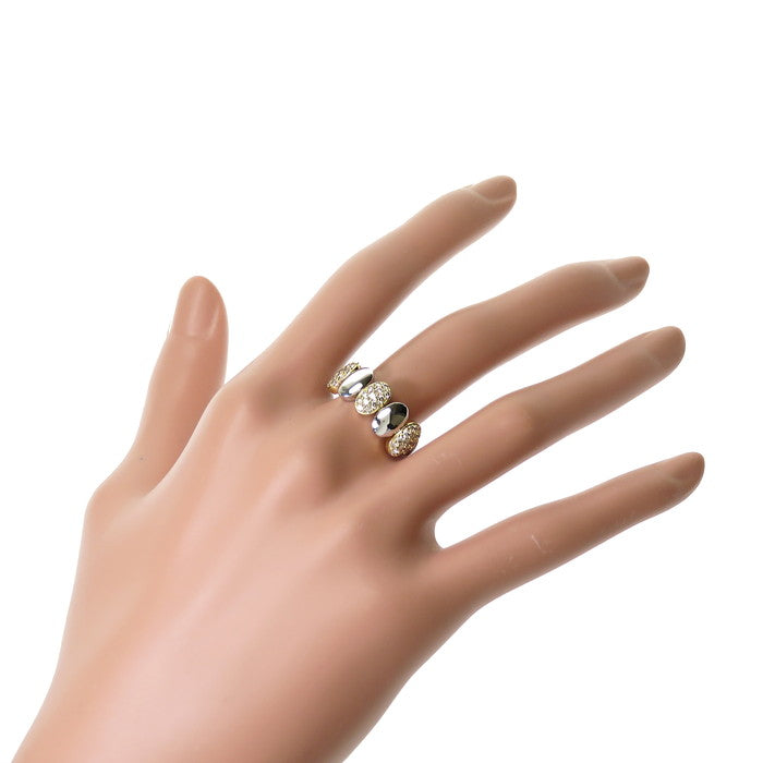 美品 K18WG ホワイトゴールド リング 指輪 ブラックダイヤ 0.50ct 【1-0081287】