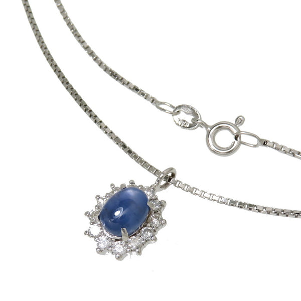 チェーン(ウノアエレ) スターサファイア 1.98ct ダイヤモンド 計0.38ct ネックレス K18WGホワイトゴールド 18金 5.1g 40cm レディース
【中古】【真子質店】【NN】




【MaMiMo】