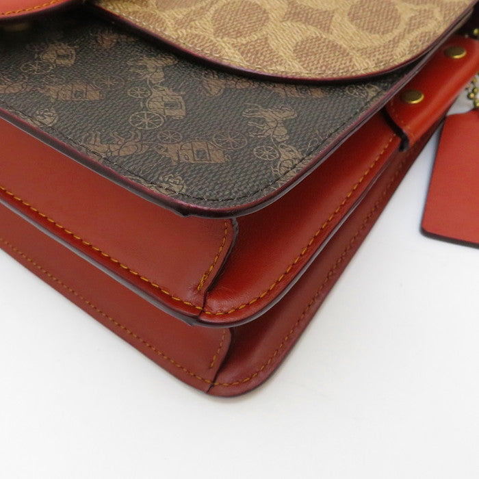 COACH/コーチ】 C2418 ビート シグネチャー ショルダーバッグ PVC  