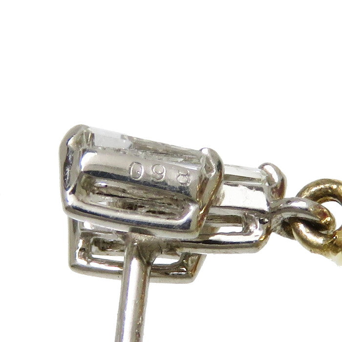 スタッド コンビ キャッチ新品 ルビー 1.03/0.98ct ダイヤモンド 計 