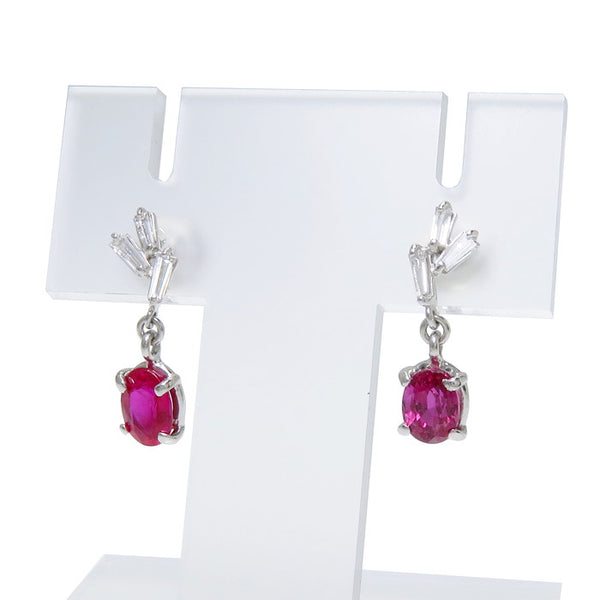 スタッド ルビー 計1.17ct ダイヤモンド 計0.21ct ピアス Pt900プラチナ 1.6g レディース
【中古】【真子質店】【NN】




【TTK】
