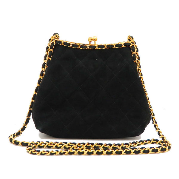 CHANEL/シャネル】 チェーンショルダー がま口 ショルダーバッグ 3番台