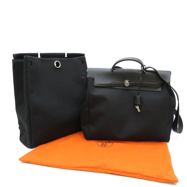 エルメス ブエナベンチュラMM トワルオフィシエ×カーフレザー  