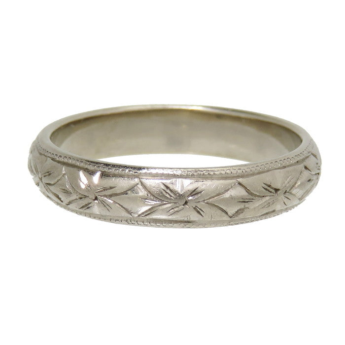 K14WG リング 11号 K14WG ホワイトゴールド エメラルド サファイア 一文字リング 指輪