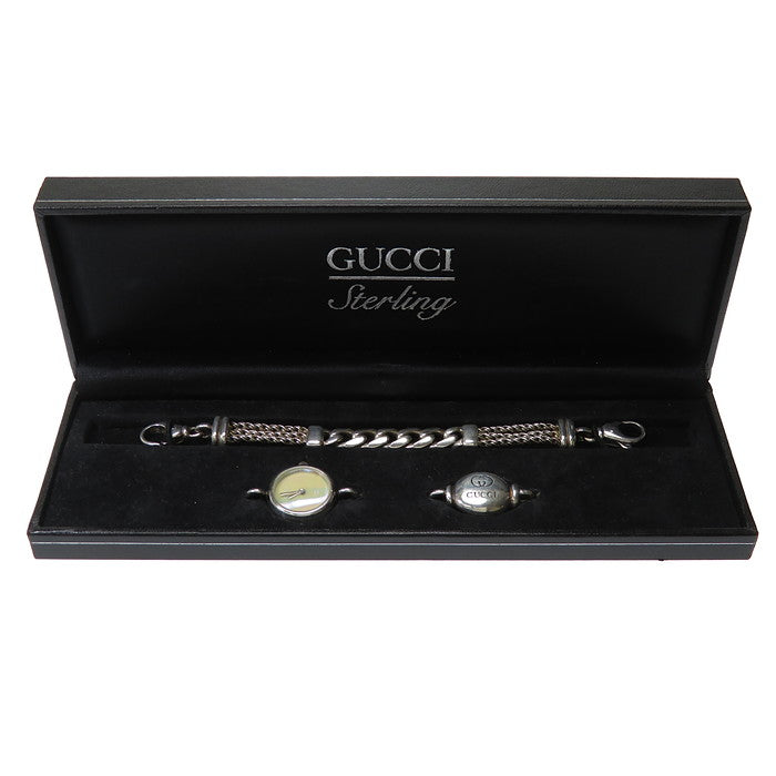 【GUCCI/グッチ】 2900 2WAY ブレスレット&時計 ヴィンテージ 電池交換済 腕時計 シルバー925 クオーツ シェル文字盤 レディース
【中古】【真子質店】【BL】




【TMoMa】