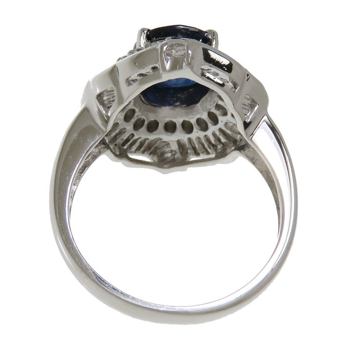 11.5号 サファイア 2.02ct ダイヤモンド 計0.75ct リング・指輪 Pt900