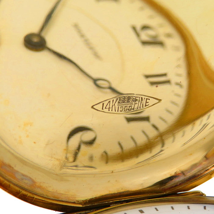 【稼働品】WALTHAM 腕時計 手巻き シルバー W.B.K14街の時計コレクション
