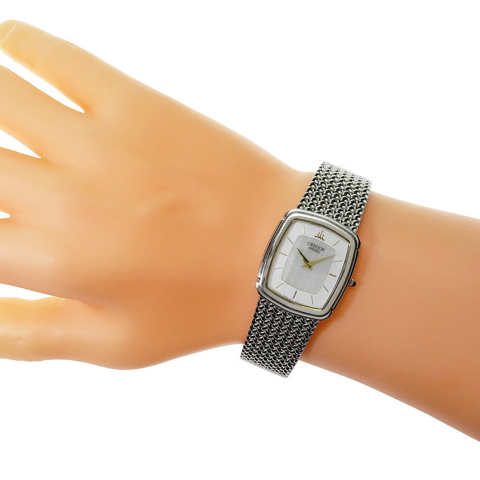 売り値♪♪SEIKO セイコー クレドール 5A74-2A90 ダイヤ K18YG 金無垢 クォーツ メンズ腕時計♪♪ クレドール