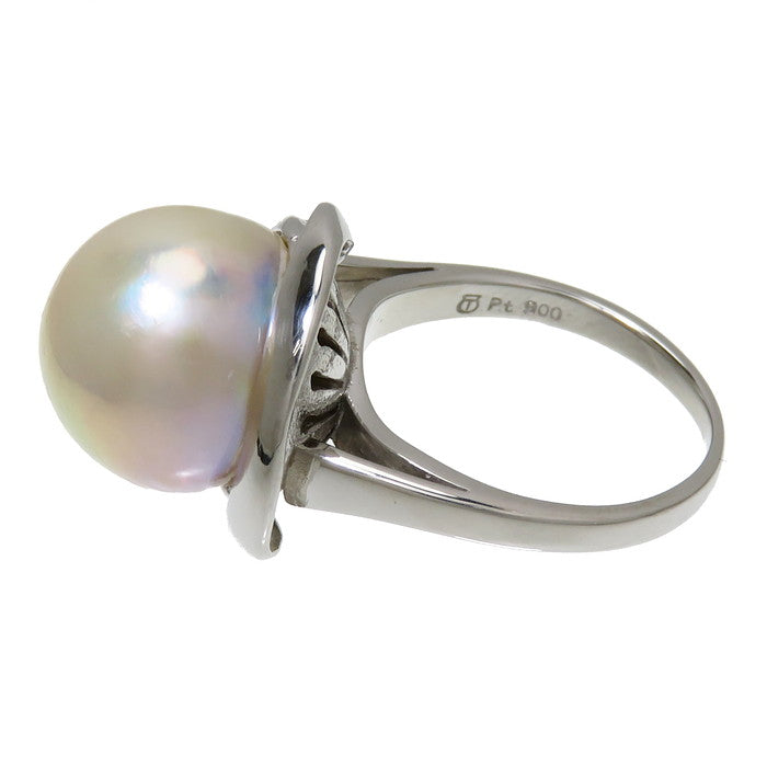 c*e様 タサキ　プラチナリング　8号 8号【TASAKI/タサキ】 白蝶真珠 12.2mm ダイヤモンド 計0.06ct リング