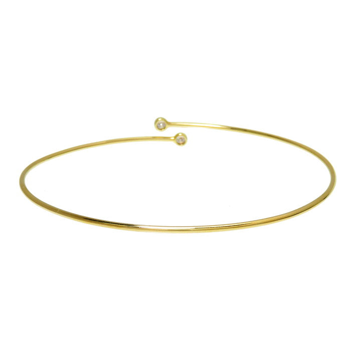 TIFFANY&Co./ティファニー】 ダイヤモンド フープ シングルロウ