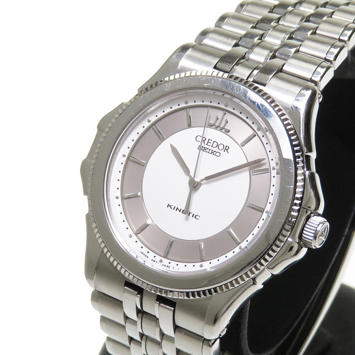 【SEIKO/セイコー】 4M71-0A30 クレドール キネティック 腕時計 ステンレススチール/K18WGホワイトゴールド クオーツ ホワイト ユニセックス
【中古】【真子質店】【GD】




【IIx】