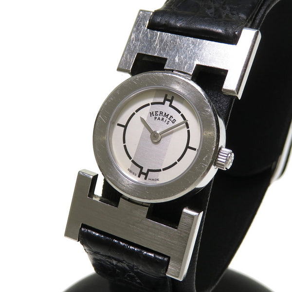 HERMES/エルメス】 PA1.210 パプリカ 社外製革ベルト 電池交換済み