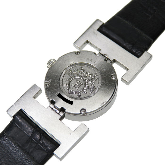 HERMES/エルメス】 PA1.210 パプリカ 社外製革ベルト 電池交換済み