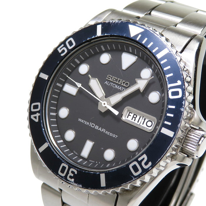 【中古美品】SEIKOセイコー オートマチックSKX023/7S26-0040 SEIKO/セイコー】 ダイバー 7S26-0040 腕時計 ステンレススチール 自動