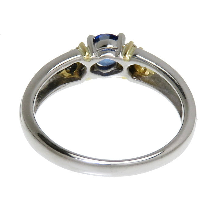 12号 コンビ サファイア 0.48ct ダイヤモンド 計0.22ct リング・指輪 