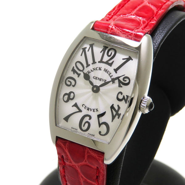 【FRANCK MULLER/フランクミュラー】 トノウ カーベックス 1752BQZ トノー　正規店保証書付き 腕時計 ステンレススチール/レザー クオーツ シルバー レディース
【中古】【真子質店】【GD】




【IKxx】