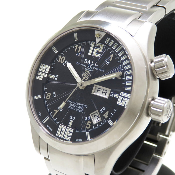 ボールウォッチ メンズ腕時計 エンジニアマスター2 ダイバー ワールドタイム DG2022A-SAJ-BK ブラック（黒）文字盤 自動巻き