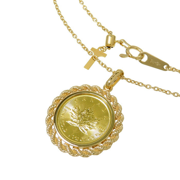 GINZA TANAKA メイプルリーフ 5ドル 1/10oz ネックレス K24ゴールド 24金（純金）/K18ゴールド 18金 9.0g 45cm ユニセックス
【中古】【真子質店】【NN】




【MoSx】