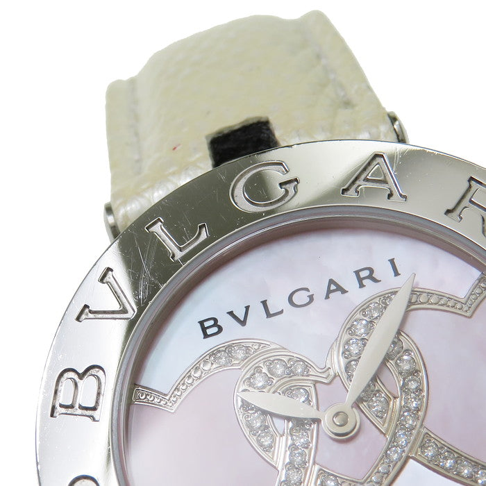 BVLGARI/ブルガリ】 BZ30S B-ZERO1 3ハート 社外製革ベルト 腕時計 ステンレススチール/レザー/ダイヤモンド クオー –  真子質店 PawnShopMAKO