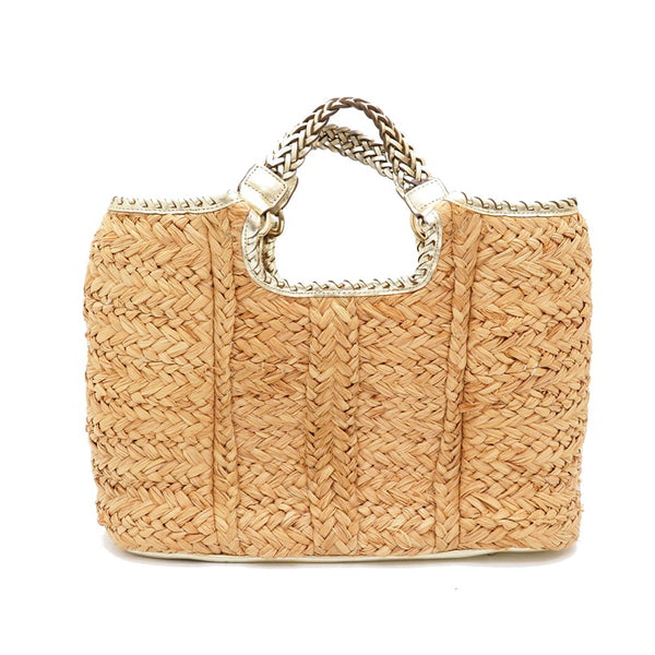 【Anya Hindmarch/アニヤ・ハインドマーチ】 カゴバッグ/ストローバッグ リボン  ハンドバッグ レザー/天然素材 ゴールド レディース【中古】【真子質店】【NN】




【DS】