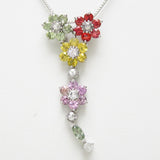 花/フラワーモチーフ マルチカラーサファイア 計1.80ct ネックレス K18WGホワイトゴールド 18金 3.6g 40cm レディース
【中古】【真子質店】【NN】




【TKMo】