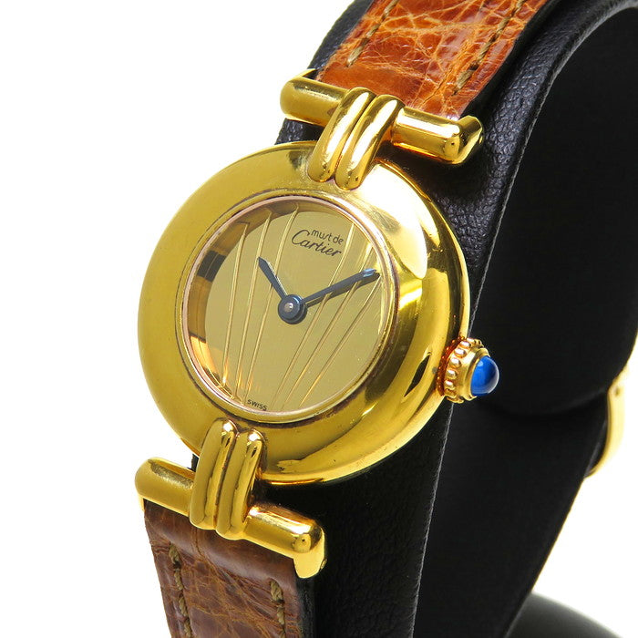 【CARTIER/カルティエ】 マストコリゼ ヴェルメイユ W1000553  腕時計 GP/シルバー/レザー クオーツ ゴールド レディース
【中古】【真子質店】【GD】




【MiTMo】