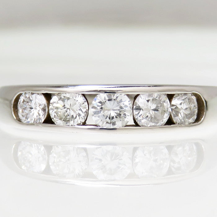 9号 ダイヤモンド 計0.5ct リング・指輪 Pt900プラチナ 3.5g 