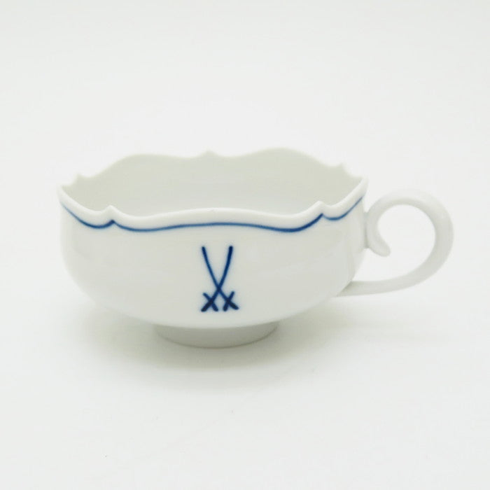 未使用品 Meissen マイセン 双剣 アッシュトレイ 灰皿 箱付 中古