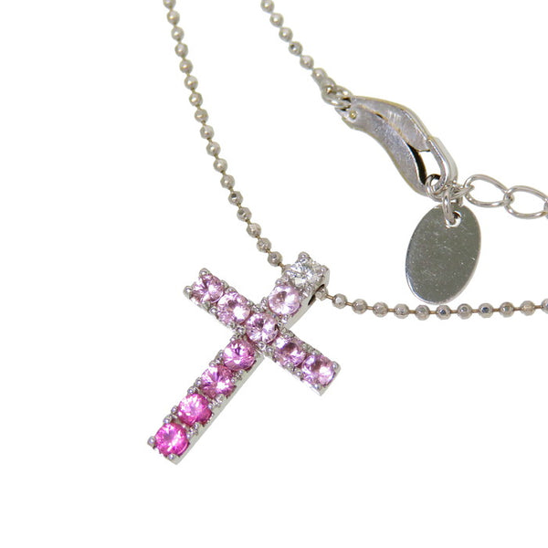 【4℃/ヨンドシー】 グラデーション クロス/十字架 サファイア ネックレス K18WGホワイトゴールド 18金 3.1g 41cm レディース
【中古】【真子質店】【NN】




【Txx】