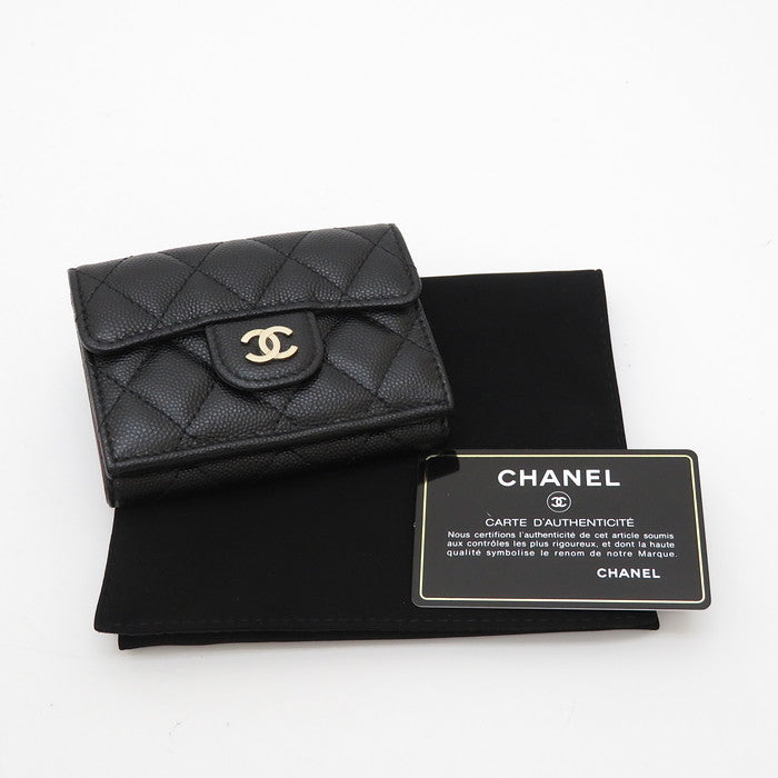 CHANEL/シャネル】 AP0230 マトラッセ コンパクトウォレット 三つ折り 