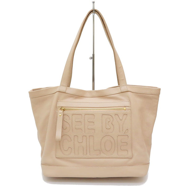 【SEE BY CHLOE/シーバイクロエ】 トートバッグ レザー ベージュ レディース【中古】【真子質店】【NN】




【Max】