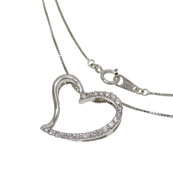 ハート ダイヤモンド 計0.30ct ネックレス K18WGホワイトゴールド 18金 3.1g 40cm レディース
【中古】【真子質店】【NN】




【IKx】