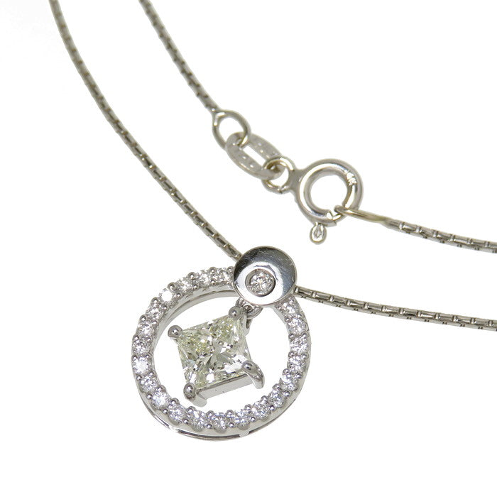 ダイヤモンド(推定K-VS1-プリンセス)  0.56ct ダイヤモンド 計0.20ct ネックレス Pt900プラチナ/K14WGホワイトゴールド 14金 4.6g 40cm レディース
【中古】【真子質店】【NN】




【DMax】