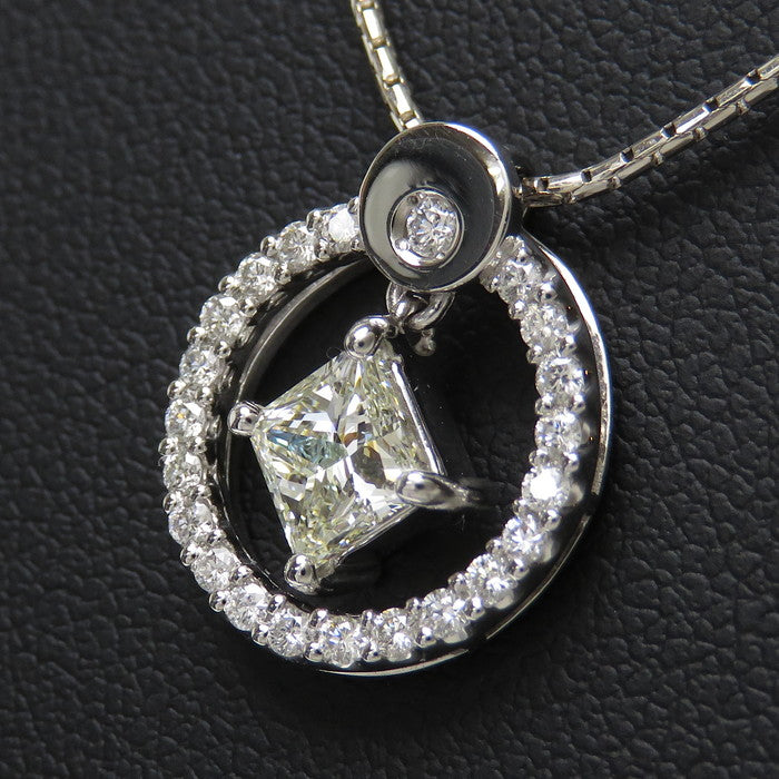 ダイヤモンド(推定K-VS1-プリンセス)  0.56ct ダイヤモンド 計0.20ct ネックレス Pt900プラチナ/K14WGホワイトゴールド 14金 4.6g 40cm レディース
【中古】【真子質店】【NN】




【DMax】