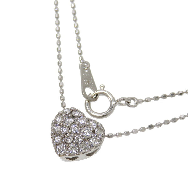 ハート パヴェデザイン ダイヤモンド 計0.30ct ネックレス K18WGホワイトゴールド 18金 2.2g 40cm レディース
【中古】【真子質店】【NN】




【ITx】