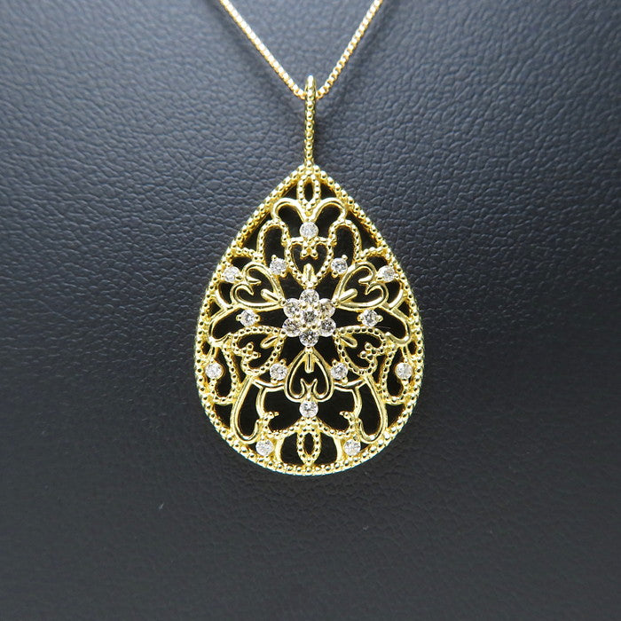 透かしデザイン ダイヤモンド 計0.17ct ネックレス K18ゴールド 18金 3.6g 45cm レディース
【中古】【真子質店】【NN】




【IKx】