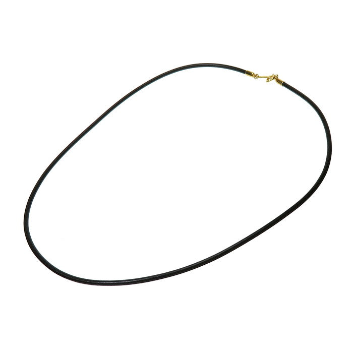 MIKIMOTO/ミキモト】 チョーカー ネックレス K18ゴールド 18金/ラバー