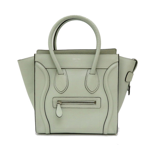 【CELINE/セリーヌ】 167793 ラゲージ　マイクロ ショッパードラムドカーフスキン ハンドバッグ カーフ ライトグレー レディース【中古】【真子質店】【BL】




【IMoDx】