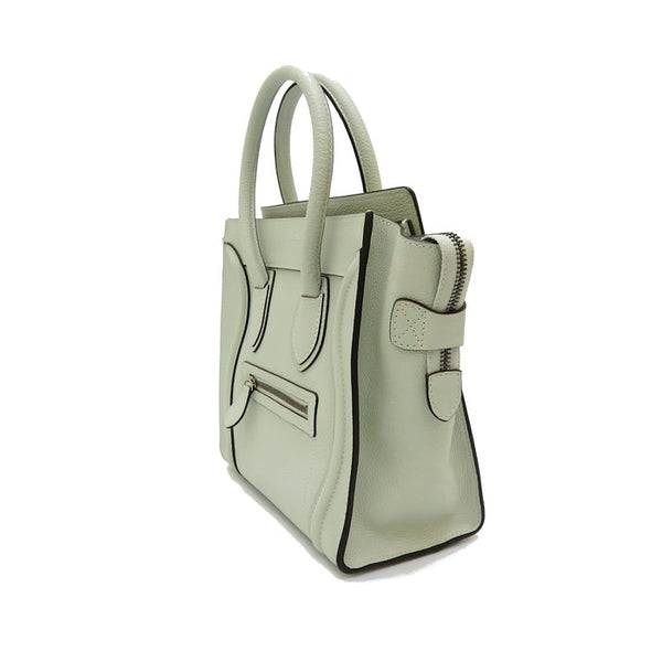 【CELINE/セリーヌ】 167793 ラゲージ　マイクロ ショッパードラムドカーフスキン ハンドバッグ カーフ ライトグレー レディース【中古】【真子質店】【BL】




【IMoDx】