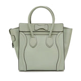 【CELINE/セリーヌ】 167793 ラゲージ　マイクロ ショッパードラムドカーフスキン ハンドバッグ カーフ ライトグレー レディース【中古】【真子質店】【BL】




【IMoDx】