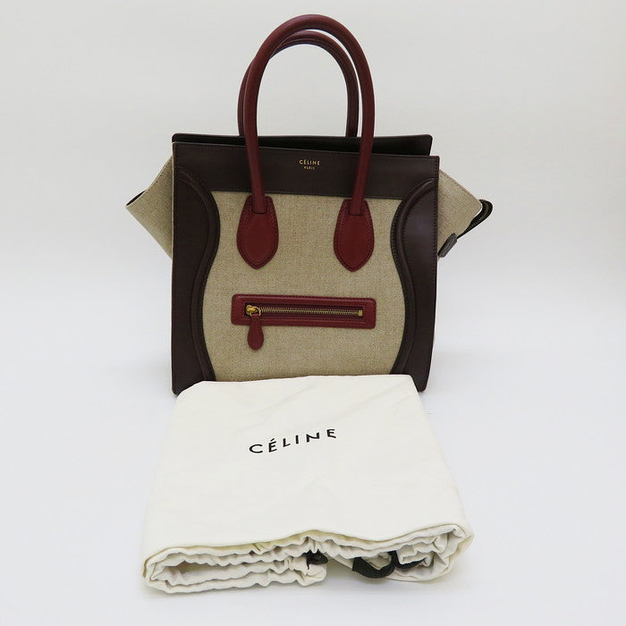 CELINE/セリーヌ】 ラゲージ ミニ ショッパートート ハンドバッグ 