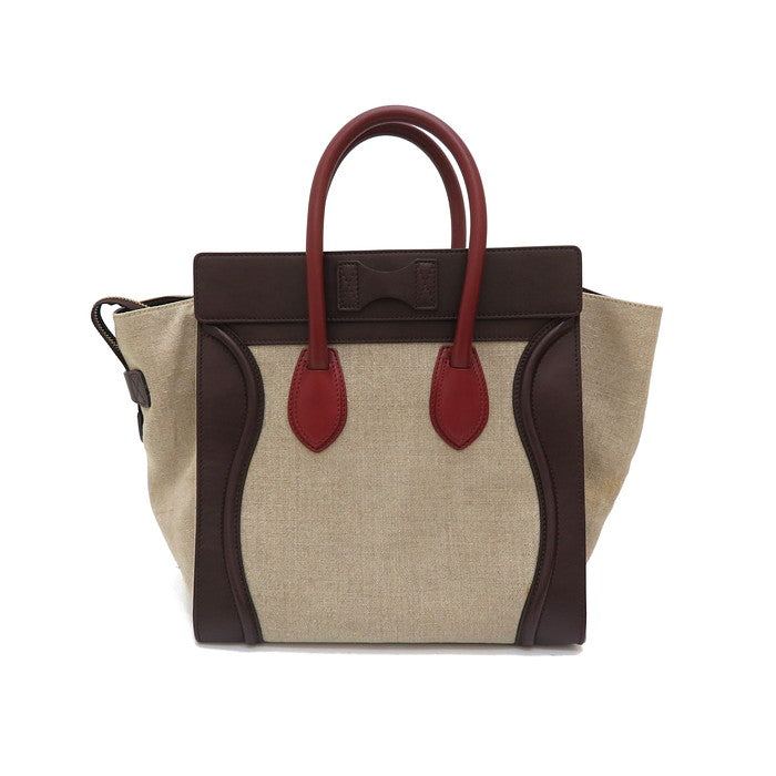 CELINE/セリーヌ】 ラゲージ ミニ ショッパートート ハンドバッグ 