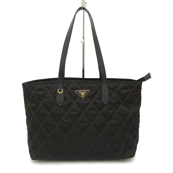 美品☆PRADA ❤️ブラック キルティング トートバッグ 大人気 PRADA ブラック キルティング トートバッグ - メルカリ