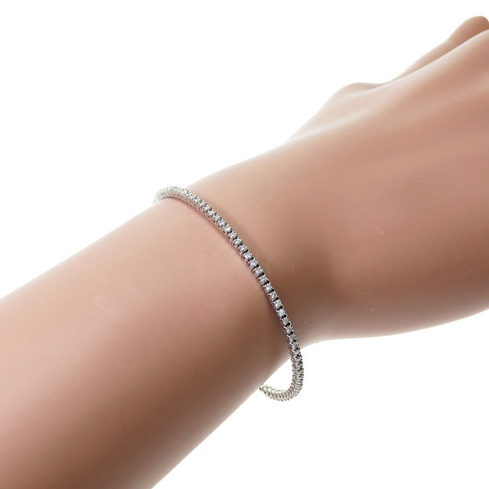 K18WG ブレスレット ダイヤモンド ダイヤモンド 計0.68ct ブレスレット K18WGホワイトゴールド 18