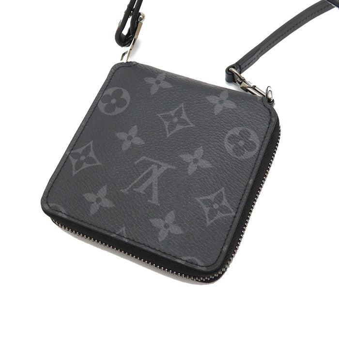 【LOUIS VUITTON/ルイ・ヴィトン】 ジッピー・コンパクト ウォレット モノグラム・エクリプス M80426 二つ折り財布  ユニセックス【中古】【真子質店】【BL】, 【SMoK】