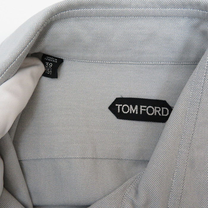 TOM FORD/トムフォード】 長袖シャツ コットン グレー メンズ【中古】【真子質店】【NN】 【Mox】 – 真子質店 PawnShopMAKO