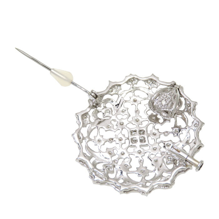 2WAY ブローチ兼用 ダイヤモンド 計0.81ct ペンダントトップ K18WG 2WAY ブローチ兼用 ダイヤモンド 計0.81ct ペンダントトップ K18WG