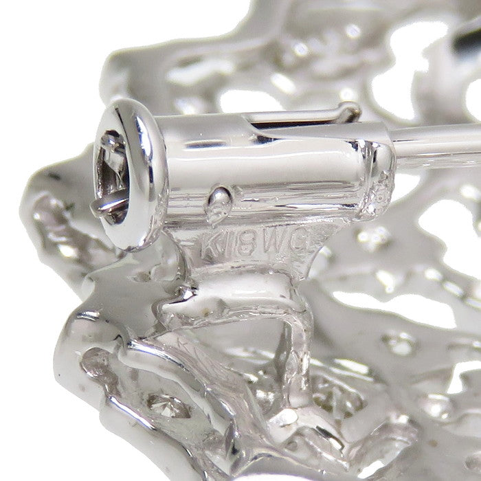 2WAY ブローチ兼用 ダイヤモンド 計0.81ct ペンダントトップ K18WG