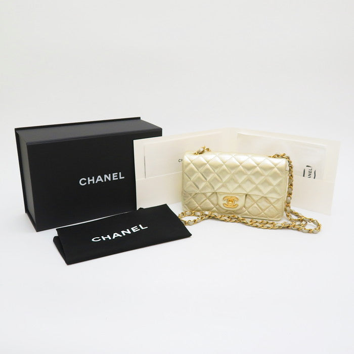 CHANEL/シャネル】 マトラッセ20 チェーン ショルダー メタリック