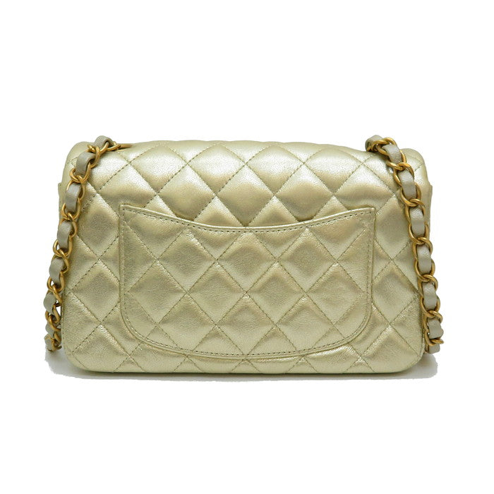 CHANEL/シャネル】 マトラッセ20 チェーン ショルダー メタリック